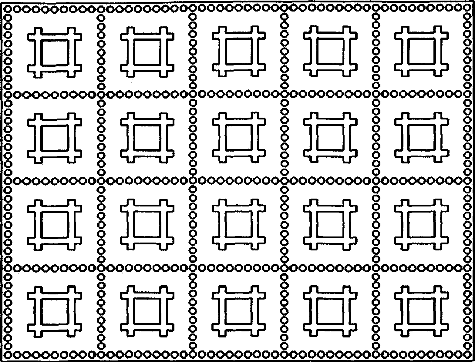 Frequency selecting surface based on substrate integrated waveguide technology