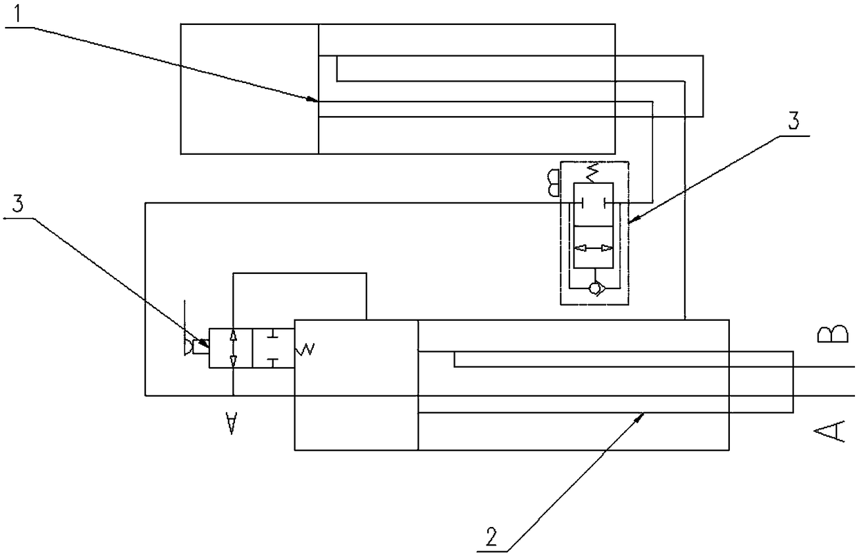 Telescopic control valve, multi-oil-cylinder sequential telescopic control mechanism and multi-oil-cylinder driving device