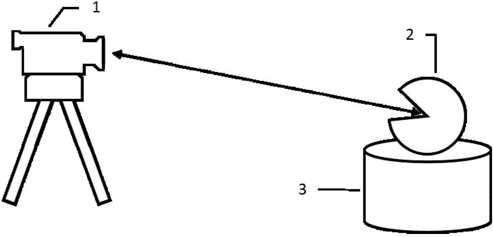 Large-view-field camera calibration method based on laser tracker