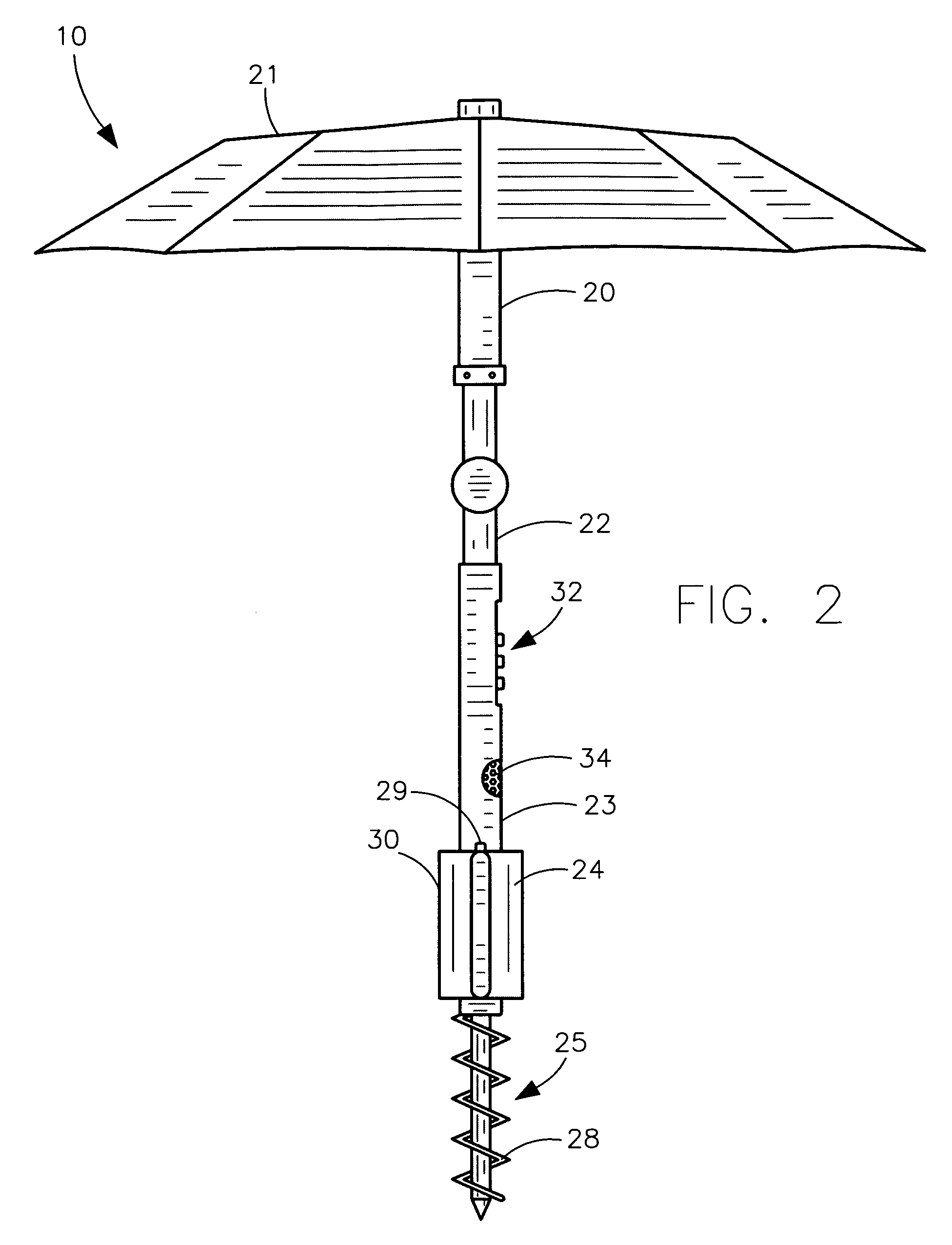 Multi-functional umbrella