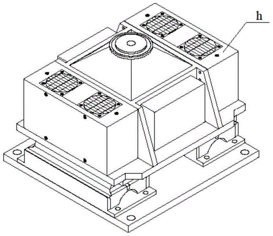 Double-layer active and passive electromechanical integrated vibration isolation device