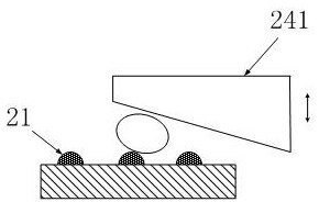 Rice hulling device for rice processing