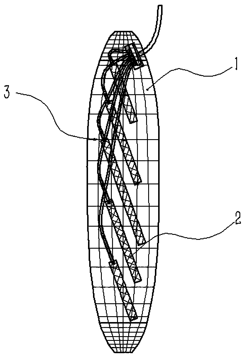 Flexible driver for imitating skeletal muscle variable-rigidity distribution