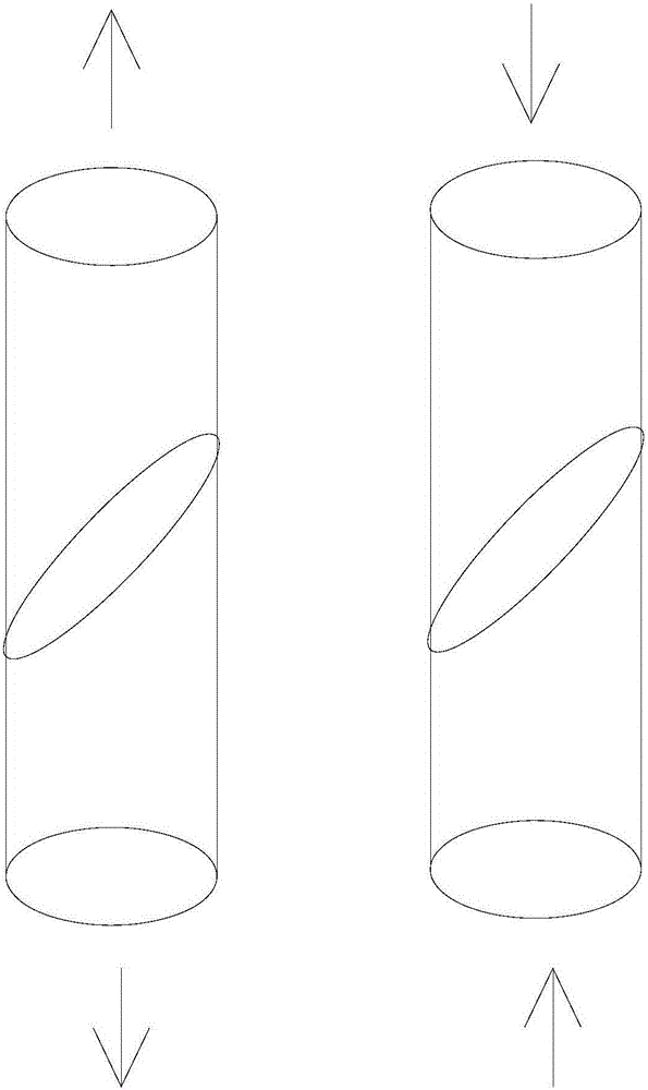 Pre-applied shearing strength test piece, preparation device and preparation method for test piece and splitting test method