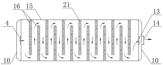 Cooling and condensing integrated gas water heater with low-nitrogen combustion