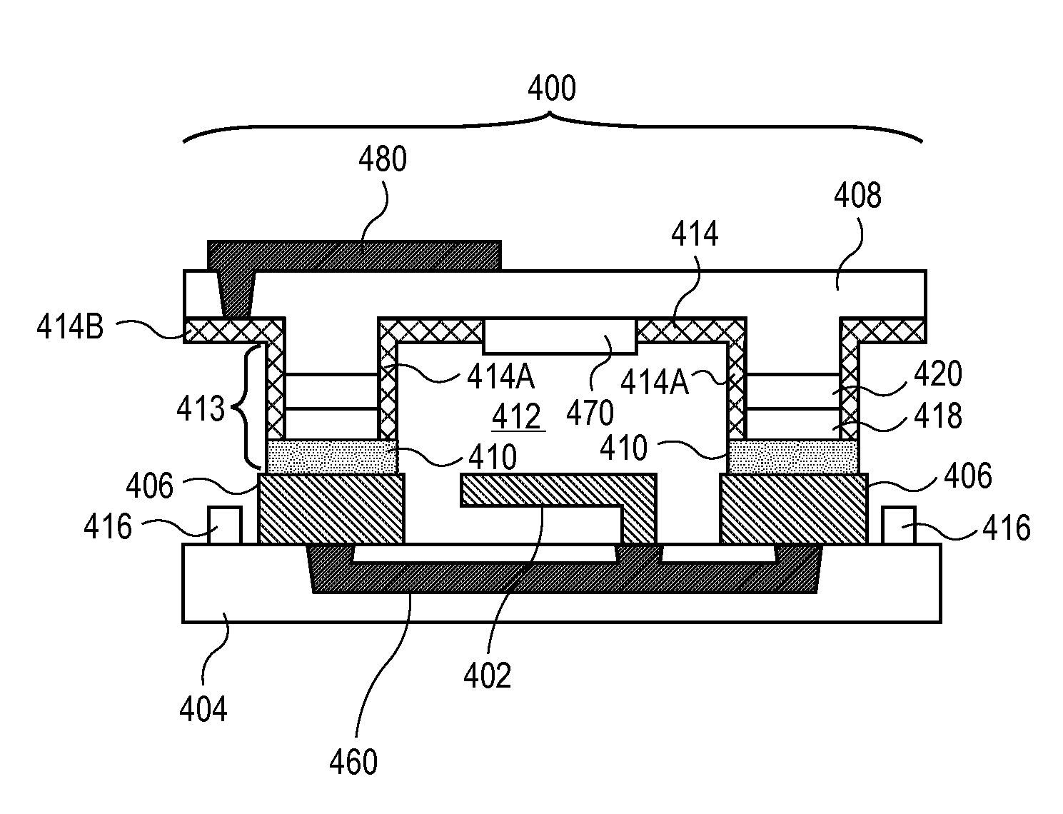 Encapsulated MEMS device and method to form the same