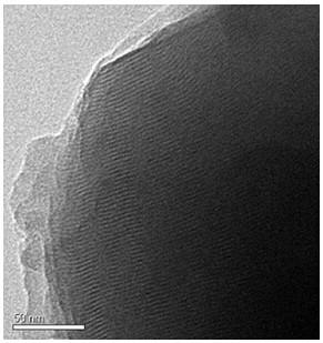 Layered ordered ultramicroporous material and synthesis method thereof