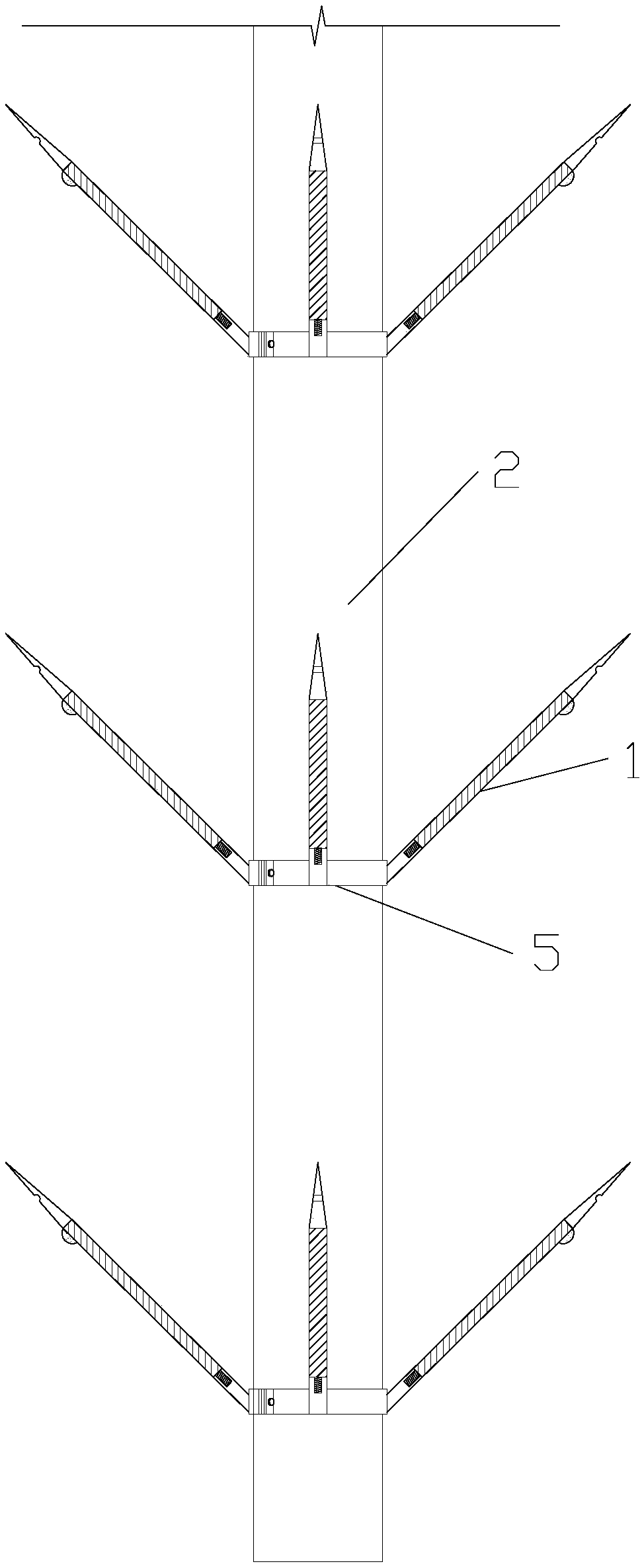 Sleeve valve pipe capable of resisting pulling force and floating force on hole protecting sleeve pipe