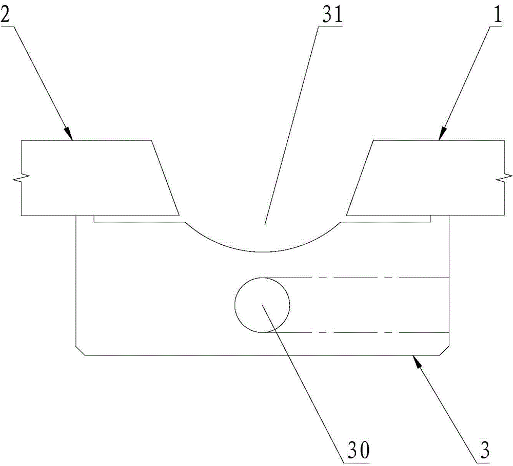 Wide-gap square butt joint welding technology and welding structure