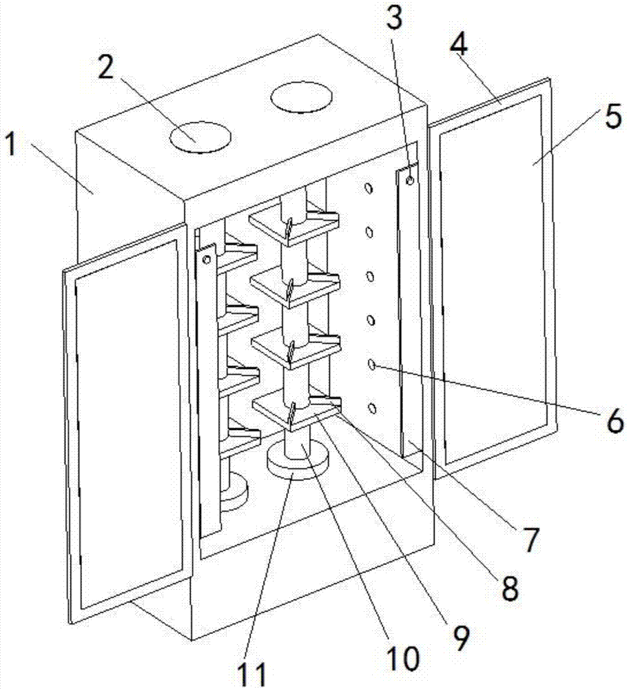 Disinfecting and charging integrated cabinet for VR equipment