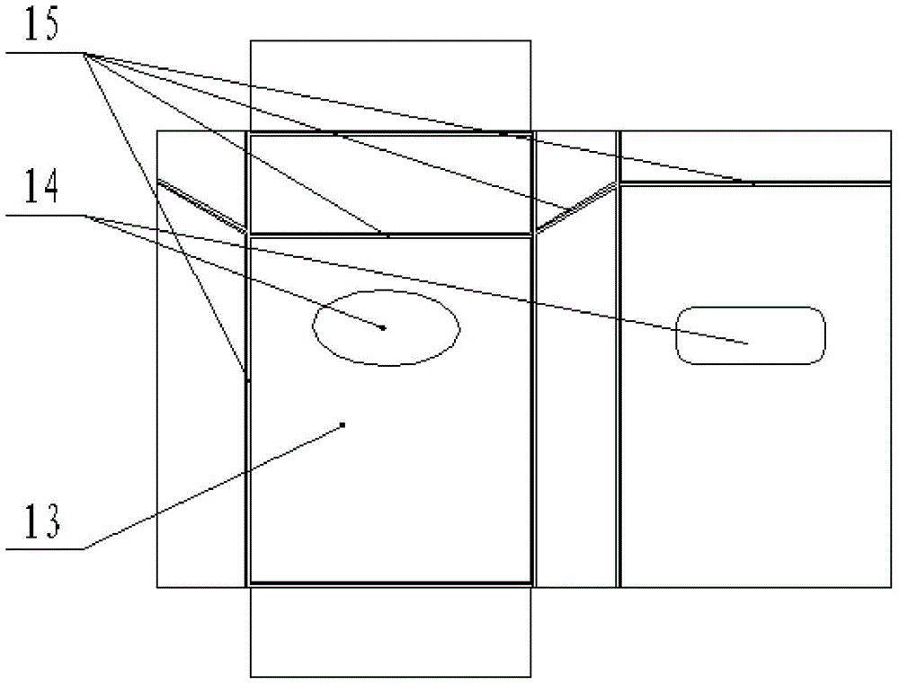 Processing method and integrated processing device for hard shell cigarette packaging box