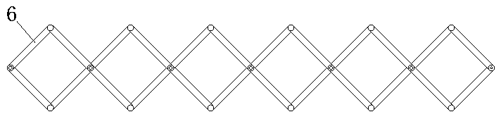 Telescopic device for curtain rail