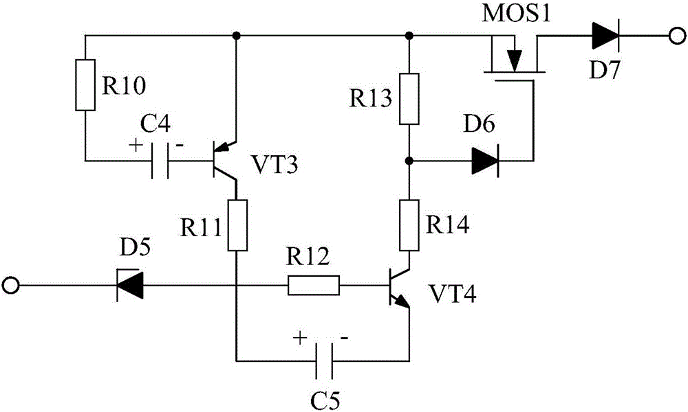 Frequency compensation circuit-based current protection-type white LED step-up conversion system