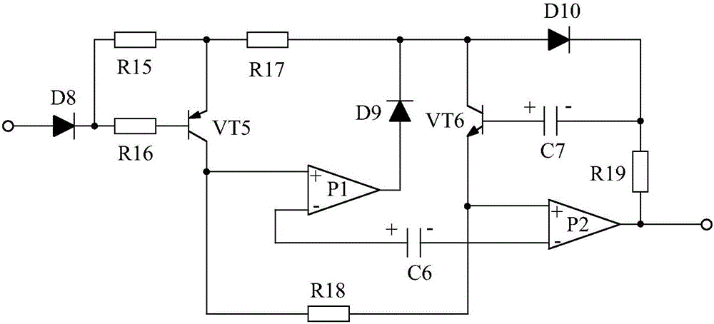 Frequency compensation circuit-based current protection-type white LED step-up conversion system