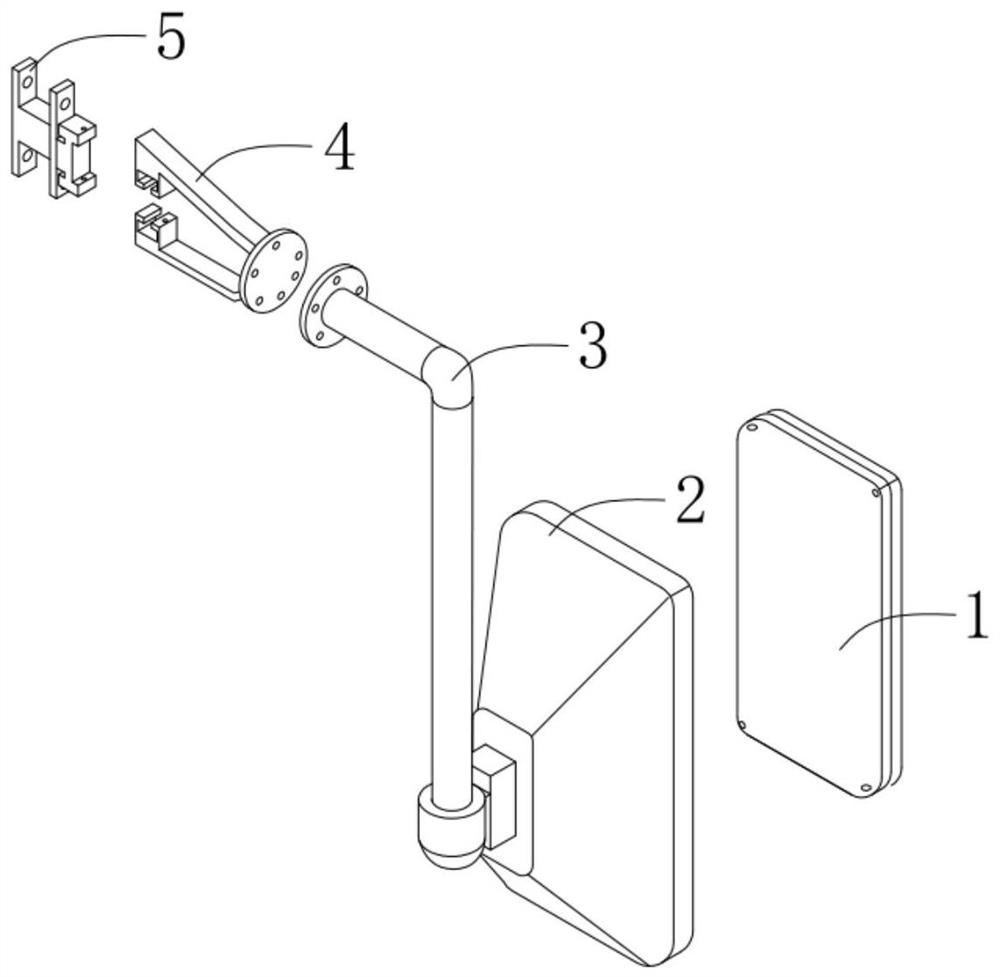 Sugarcane harvester rearview mirror system