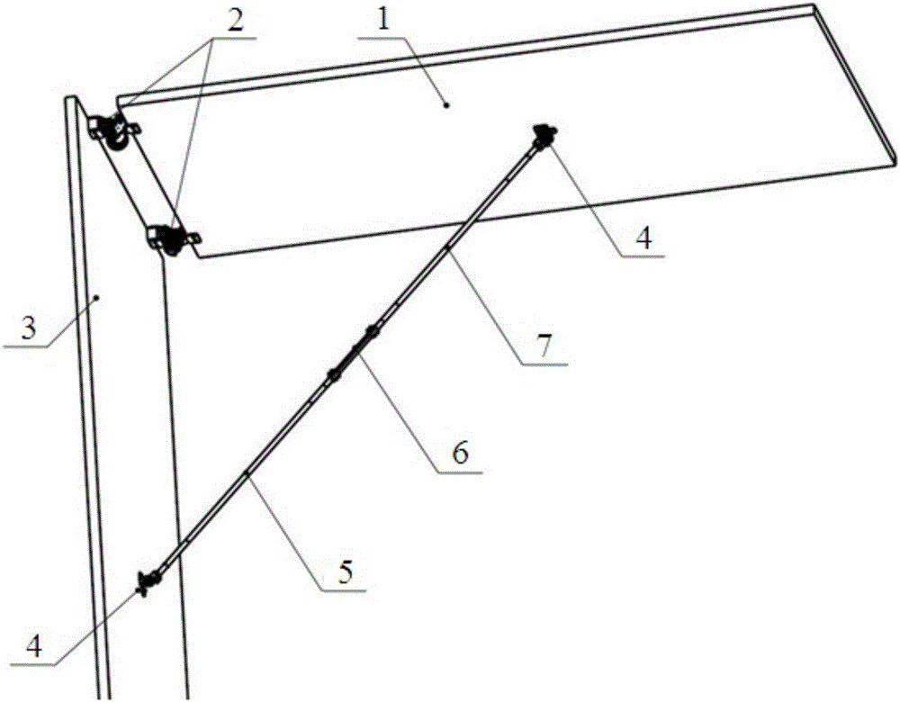 A new solar panel deployment and support mechanism based on ribbon springs