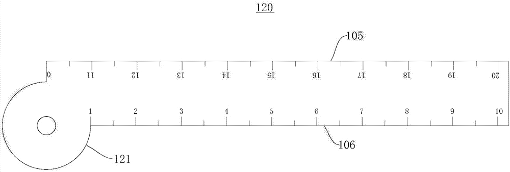 Medical multifunctional folding ruler