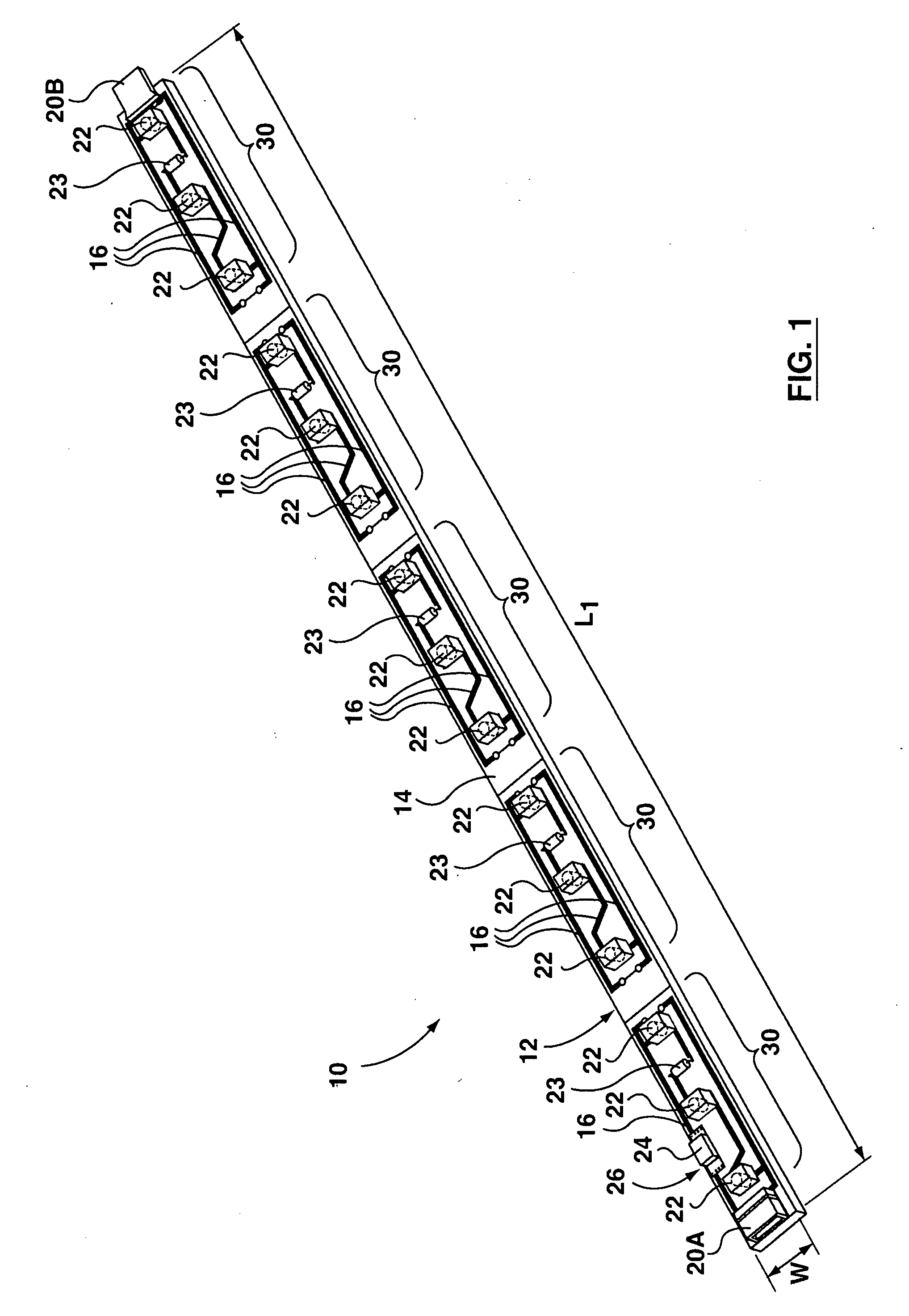 Illumination unit with current interrupter component