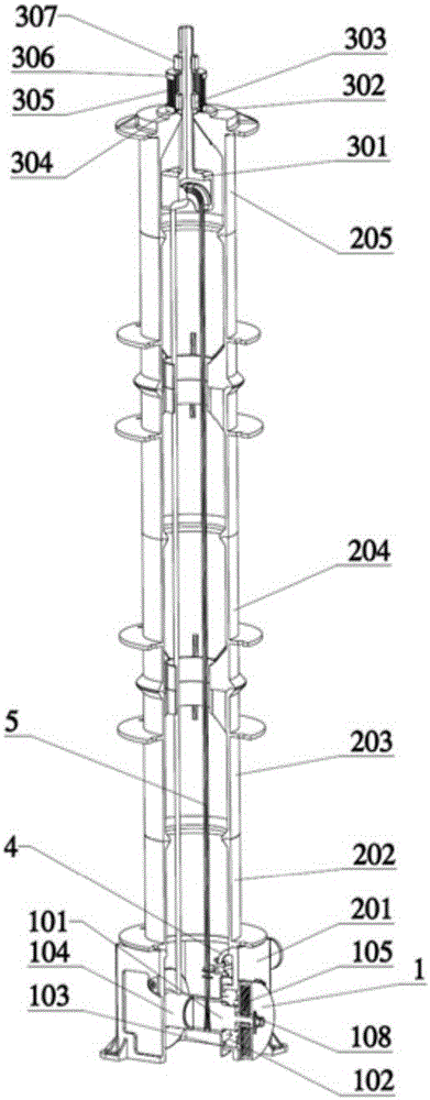 Large-bearing heat-cutter type press release device