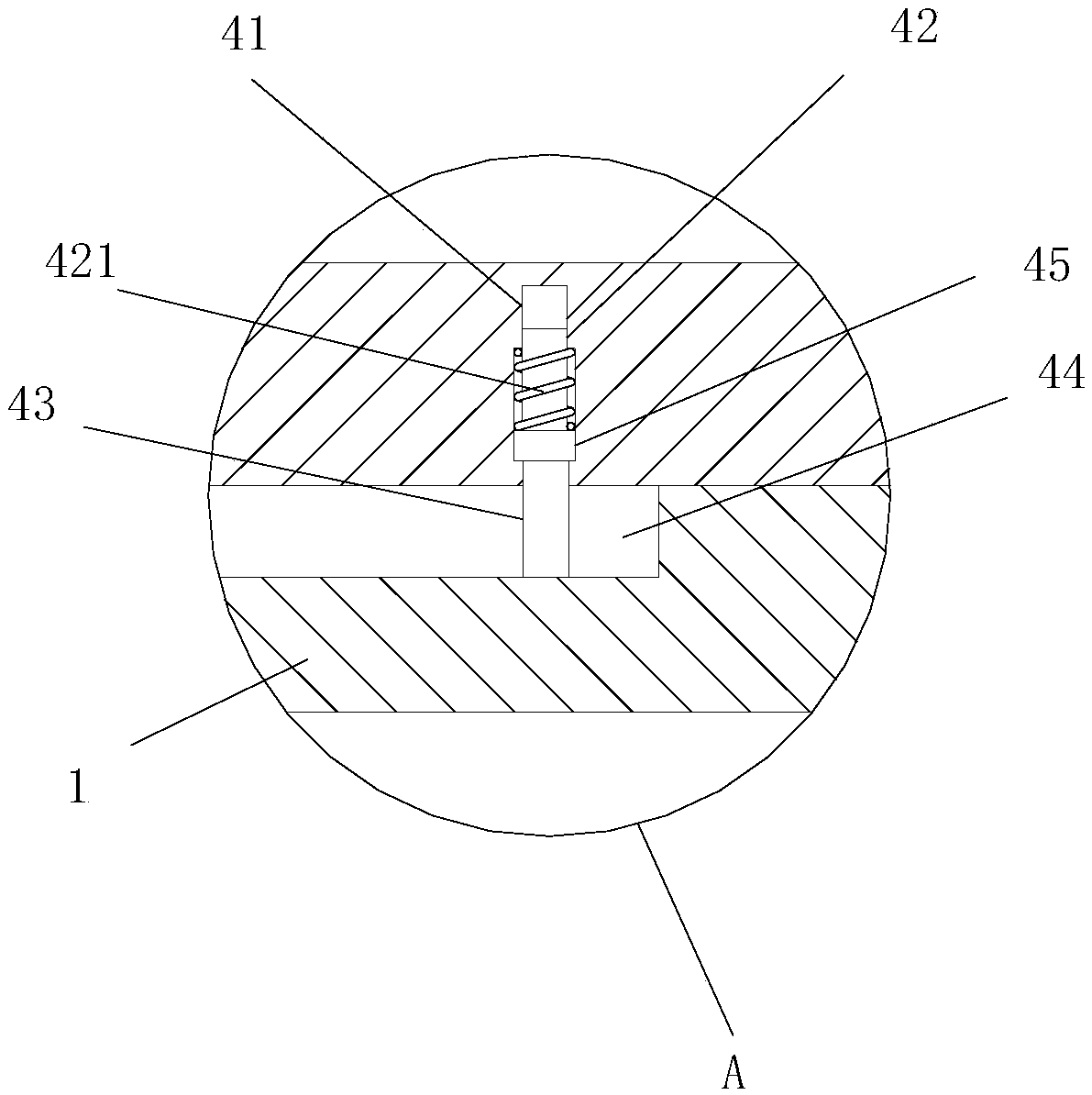 Vibration reduction type diesel engine tail gas purification device and using method thereof