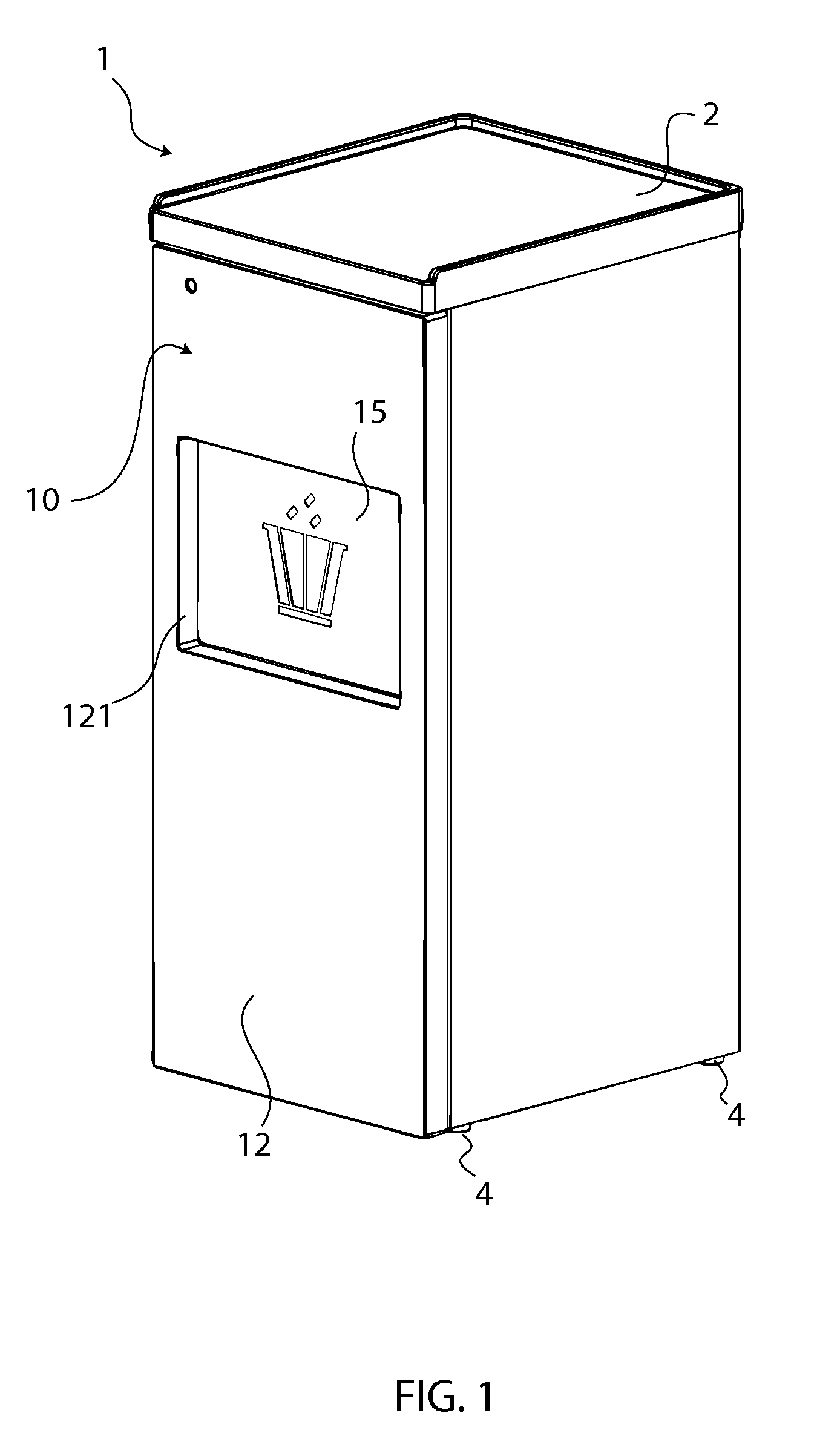 Waste compaction and lift gate mechanism