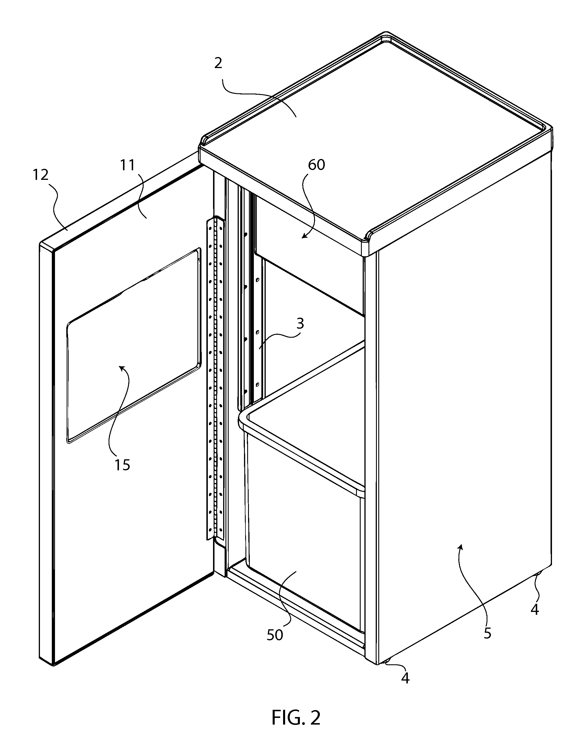 Waste compaction and lift gate mechanism