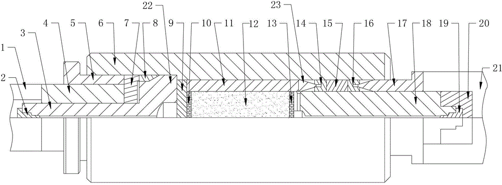 A reaction device for simulating the diagenesis process of sedimentary rock