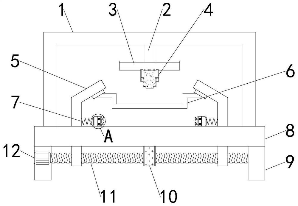 High-precision cutting device for building aluminum alloy formwork machining