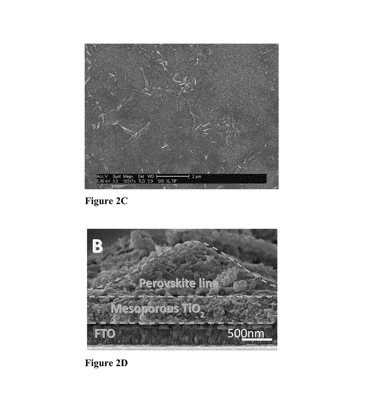 Self-assembly of perovskite for fabrication of transparent devices