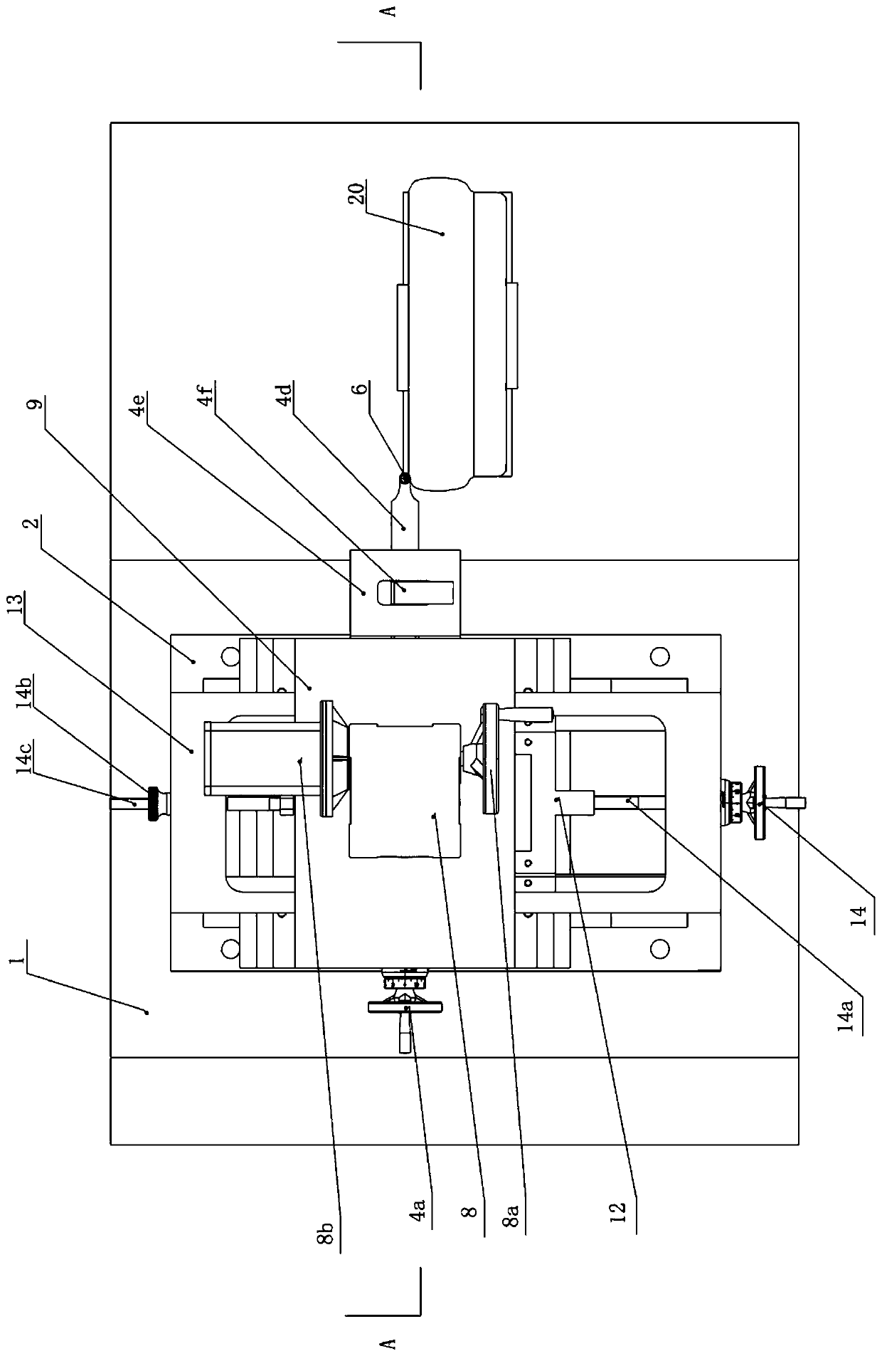 Normal-position turning device for railway vehicle testable track wheel