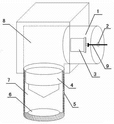 Automatic vehicle window glass crushing device