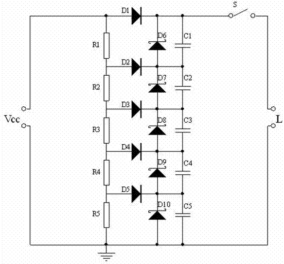 Automatic vehicle window glass crushing device