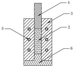 Manufacturing method of low-cost sandstone artificial rock core for experimental teaching