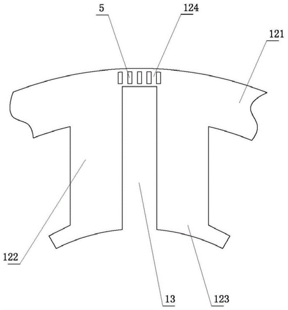 Permanent magnet switch flux linkage motor