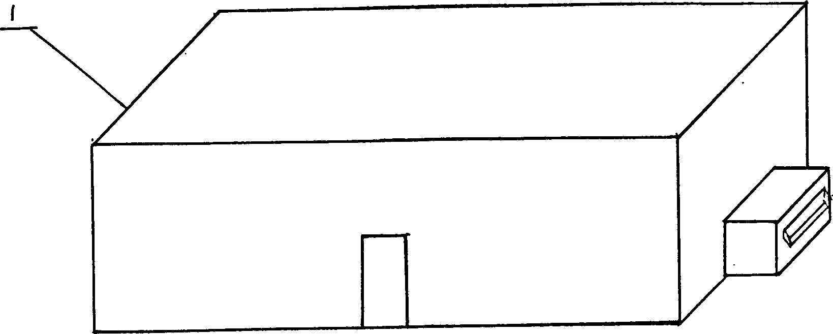 Single-unit foodstuff quick freezing machine