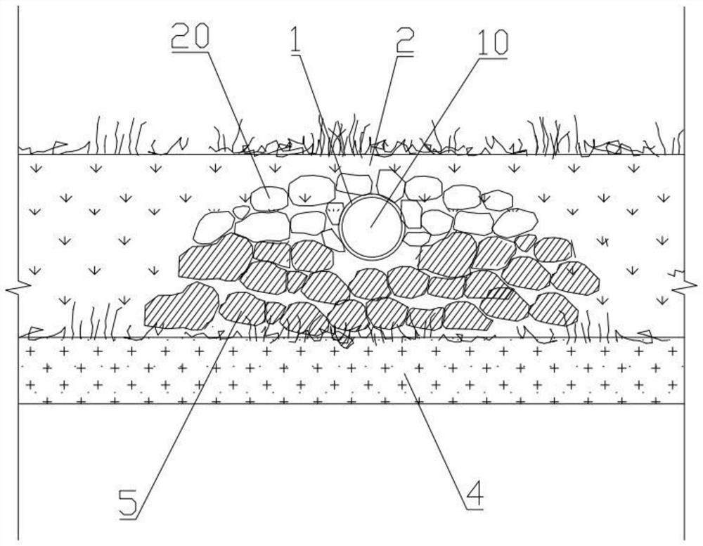 Rainwater permeation regulation and storage facility in LID facility room and construction method of rainwater permeation regulation and storage facility