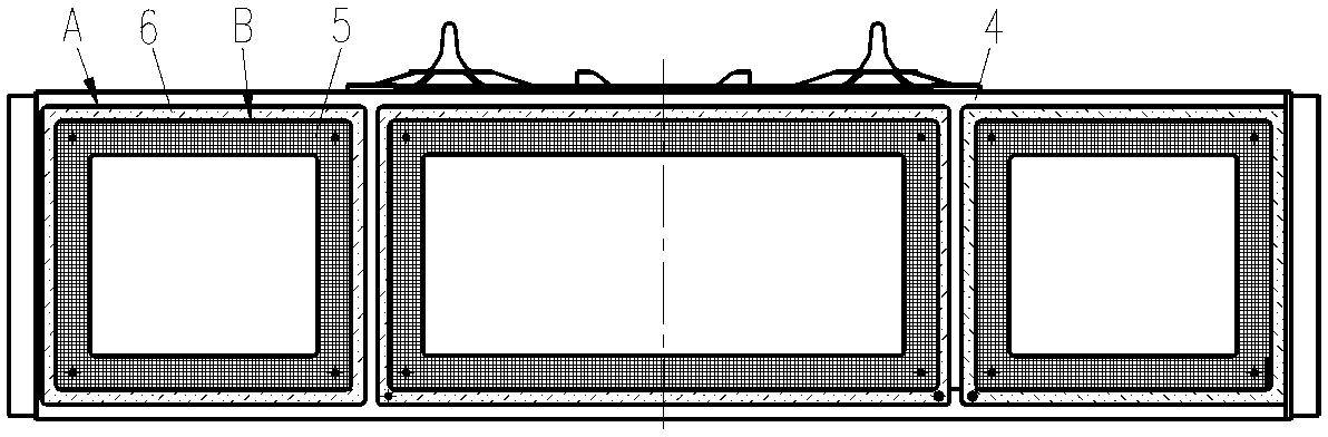 Electromagnetic shielding and sealing water-proof method for onboard electronic nacelle body covering cap