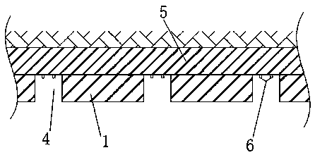 Construction method of corrugated guardrail above highway retaining wall