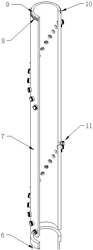 Cable pipe fitting spiral gathering connector