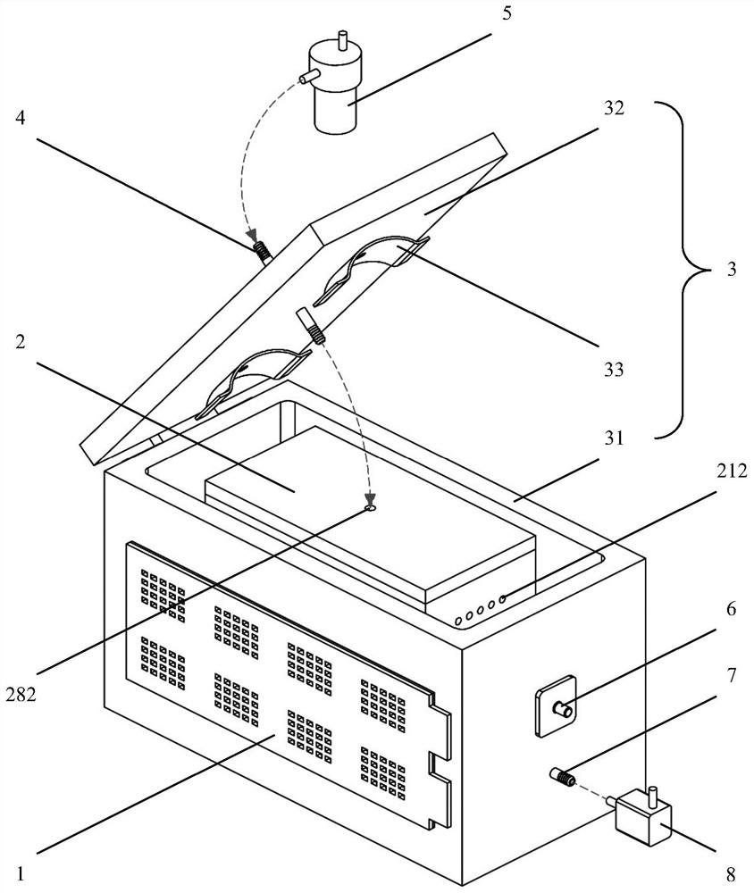 An integrated on-site hydrolysis hydrogen production and hydrogen fuel cell power generation device and method