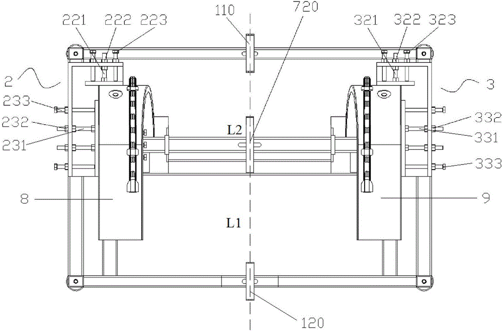 Assembly tool of escalator bridle