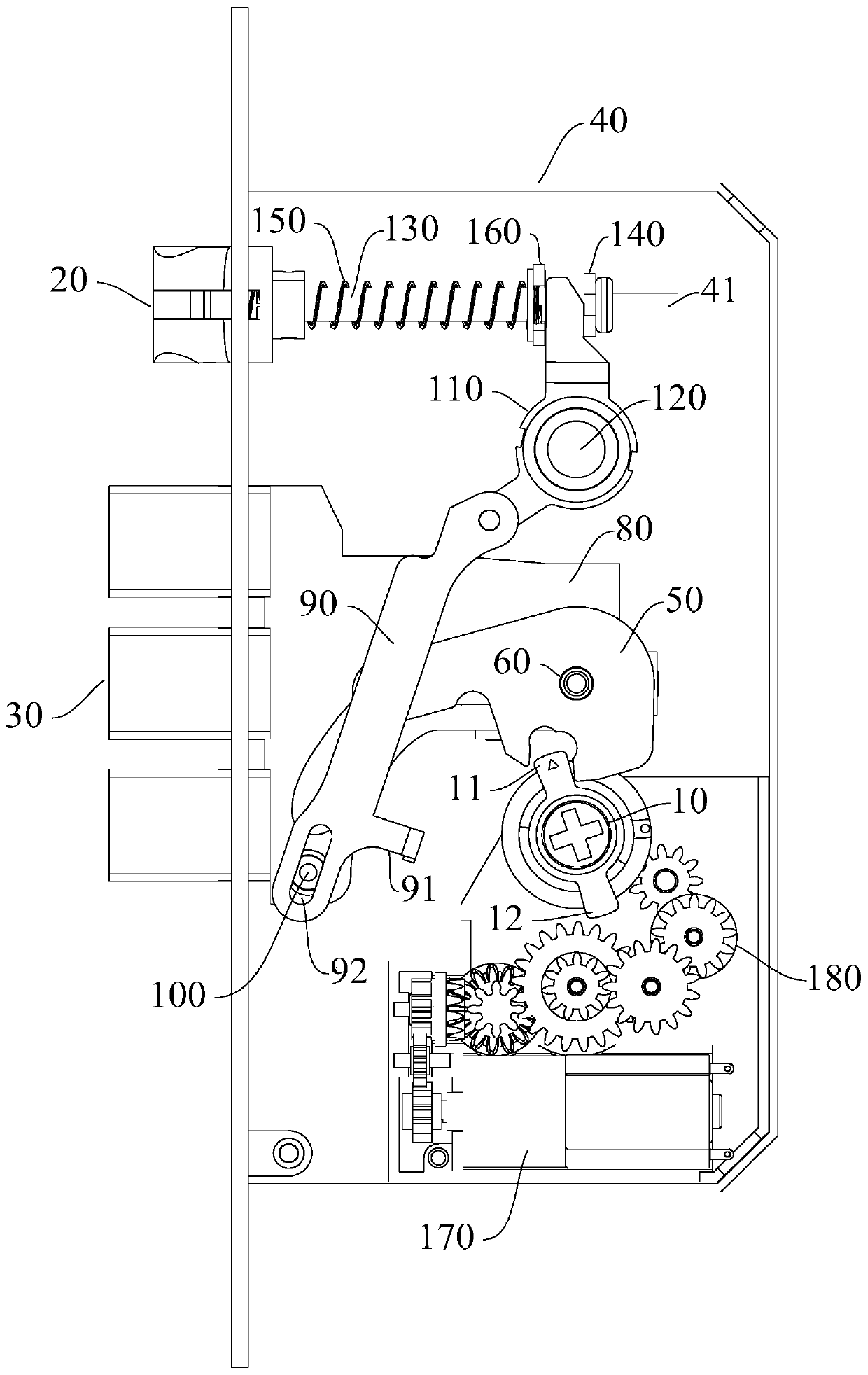 Lock capable of being quickly opened