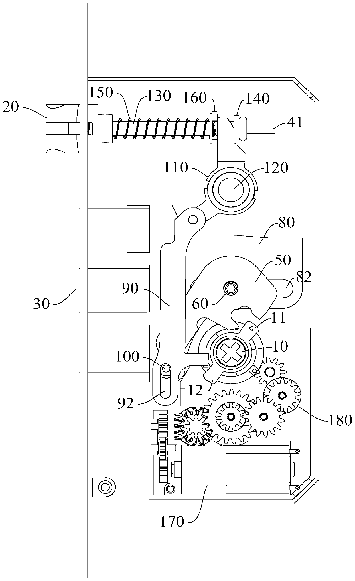 Lock capable of being quickly opened