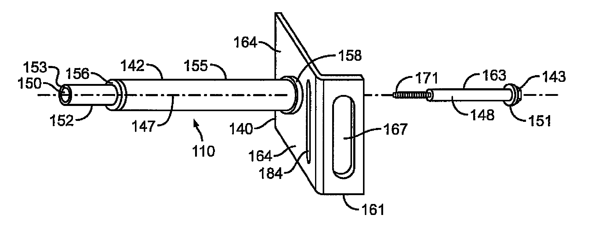 Thermally isolating tubule for wall anchor