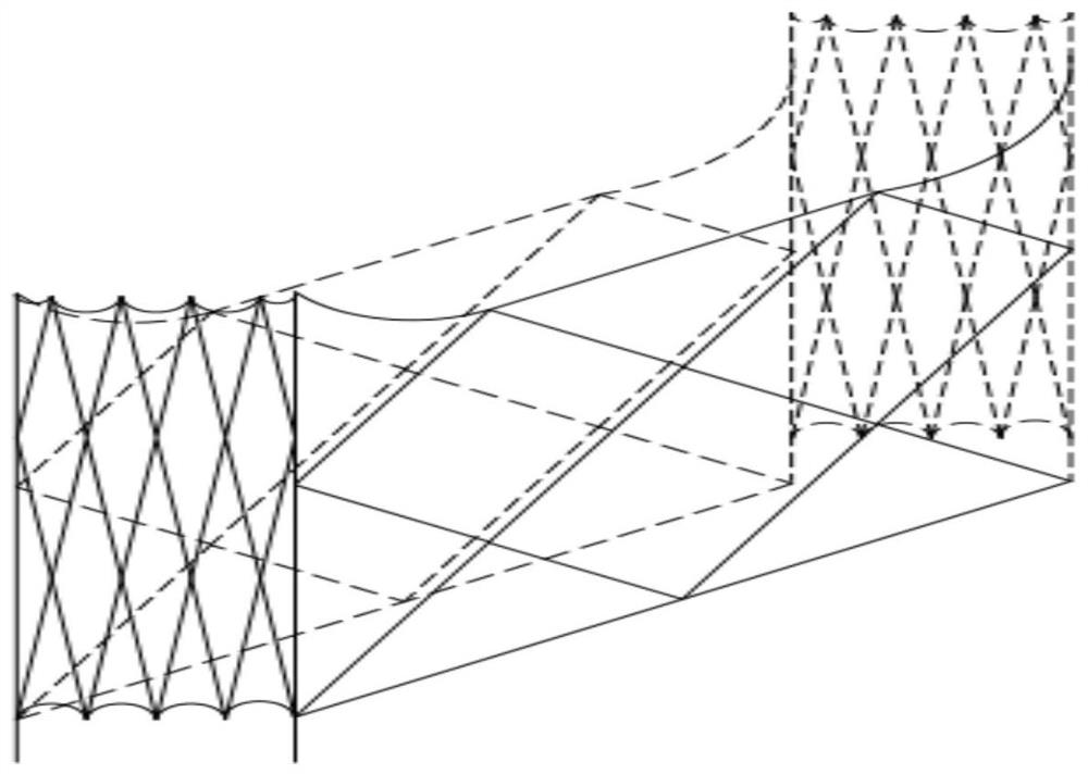 Foldable framework membrane bag infilled wall/body for gob-side entry retaining and construction method