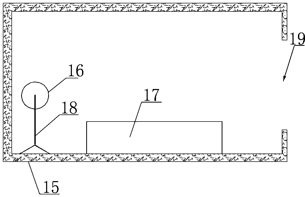 Air conditioner unit integral hoisting platform and construction method thereof