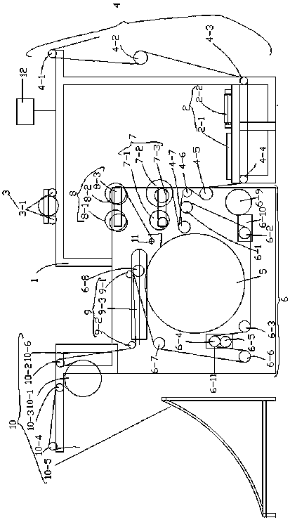 High permeability heat transfer printing machine