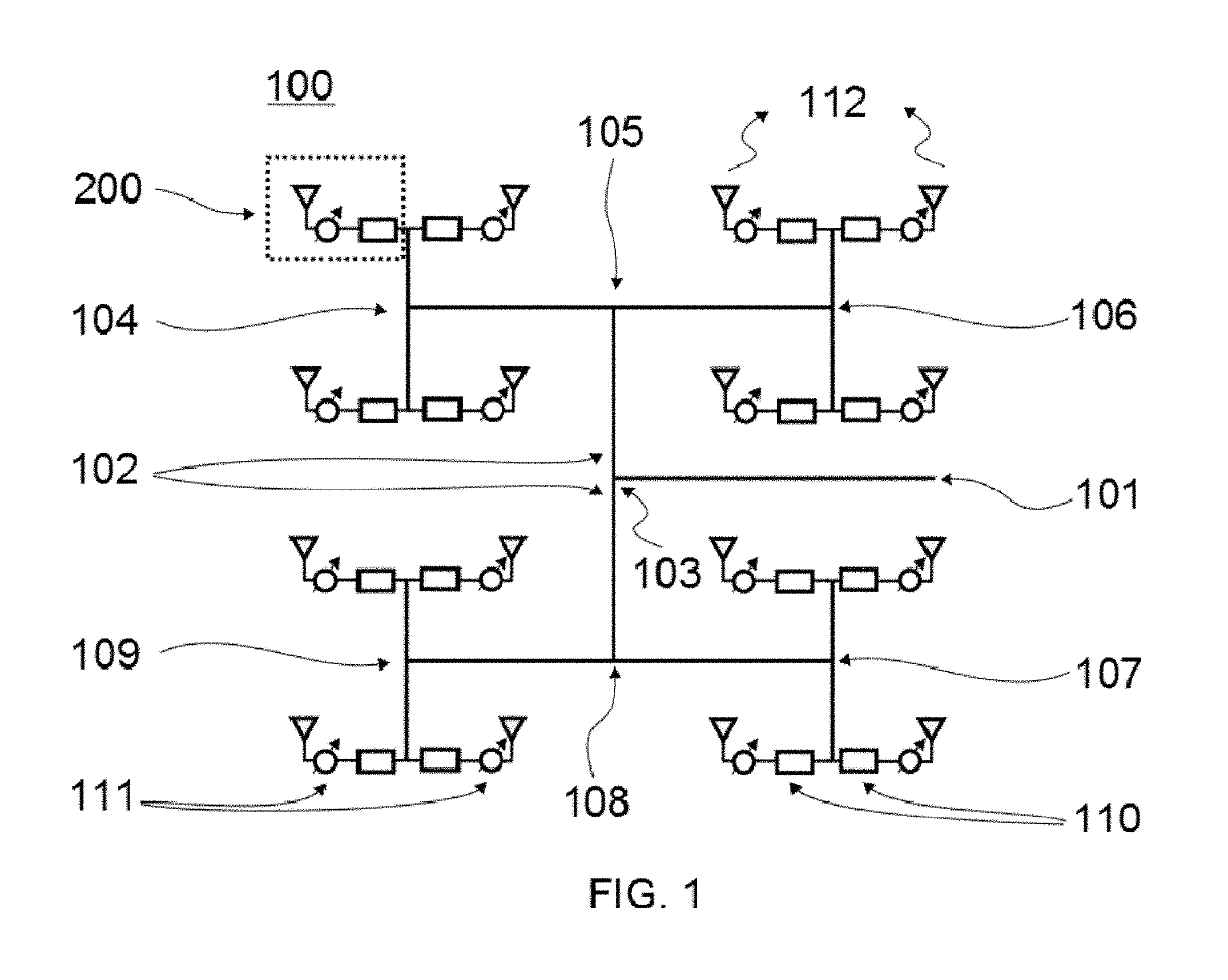 Electronically steerable planar phase array antenna