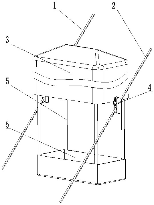 Power equipment buoyancy lift type uphill cableway