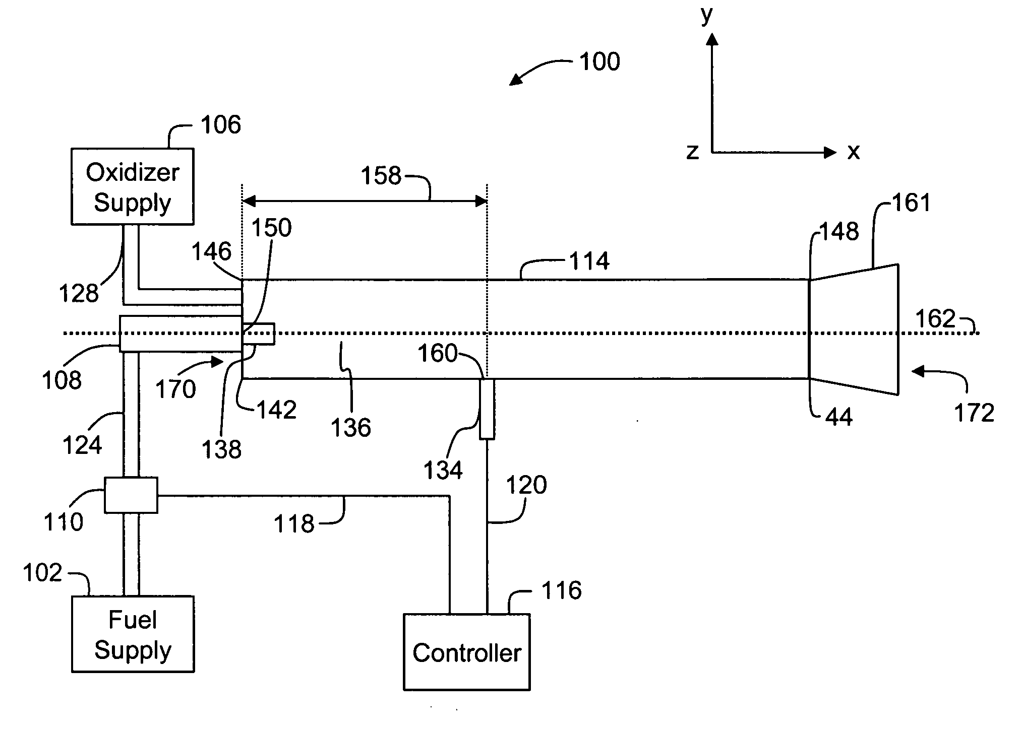 Direct liquid fuel injection and ignition for a pulse detonation combustor